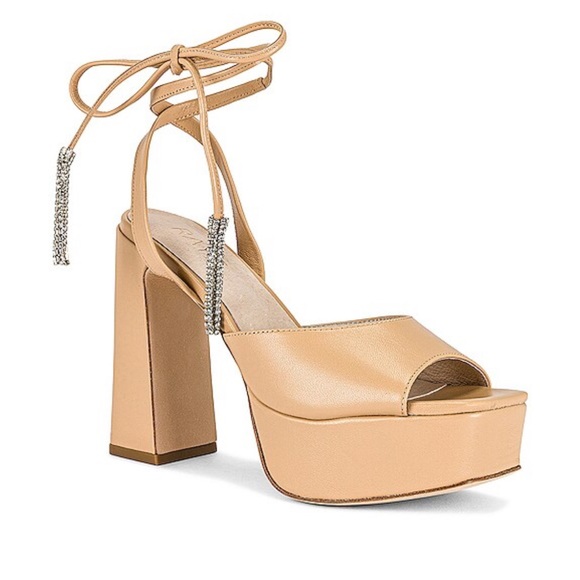 Revolve raye the label block heels with crystal detail - Picture 2 of 6